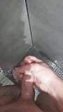 Public Gym Shower Jerking snapshot 3