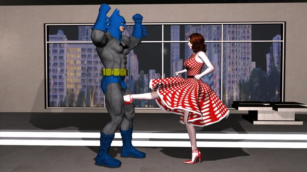 Batman ballbusting