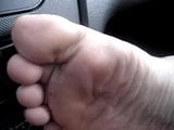 Scrunched soles in car snapshot 5