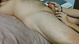 BBW giving senual handjob to husband to wake him up snapshot 12