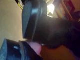 Shoejob mit High Heels Stiefeln - Trampling snapshot 10