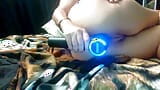 Anale massage vibrator op strak gaatje snapshot 2