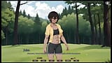 TOMBOY Sex in forest HENTAI Game Ep.1 outdoor BLOWJOB while hiking with my GF snapshot 7