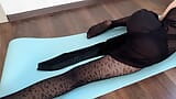 goddess worship feet in black tights snapshot 5