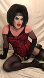 Horny Drag Queen Grinds on Dildo Talks Dirty snapshot 3