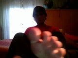 Straight guys feet on webcam #335 snapshot 2