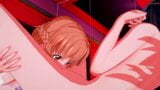 Asuna fa un ditalino a Yui prima di mangiare la sua figa. arte della spada online snapshot 7