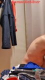 Master Ramon tests sexy shorts in the fitting room while massaging his divine cock, super sexy, Part 2 snapshot 6