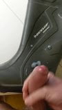 Cum on rubbert boot (Dunlop Purofort) snapshot 3