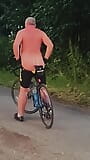 Slippong out of my cycling skinsuit mid-ride snapshot 4