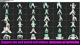 Hatsune Miku - Sexy Nude Dance (3D HENTAI) snapshot 8