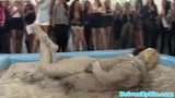 European hotties enjoy wrestling in mud snapshot 3