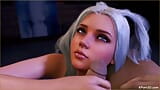 Cute Beautiful Girl Handjob Point of View - Fantasi 3D Porn Hentai - Anime Melancap snapshot 12