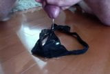 Cumming in my girlfriend's panties snapshot 1