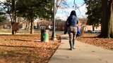 Busted!!!! Jiggly Big Booty Ebony THOT in the Park (Walking) snapshot 5