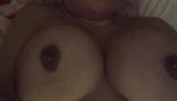 Ex gf playing with her big tits  snapshot 5