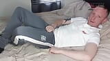 Scally ginger brit wanks and cums snapshot 2