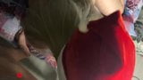 Une bombasse sexy en lingerie suce une bite et se fait baiser par ses seins - POV snapshot 2