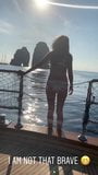 Heidi Klum on a boat snapshot 4