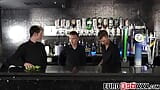 Horny Euro teen Jacob Daniels spitroasted by two hung twinks snapshot 2