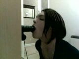 SIssy slutamy BJ practice dildo - old snapshot 3