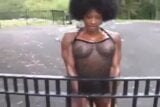 Black muscle milf strip snapshot 4