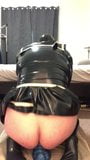 Latex Schoolgirl Fucks Herself Hard snapshot 5