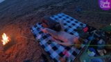 Young blond hotwife fucks her BBC bull while on holiday camping with husband snapshot 6