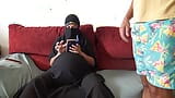 Pregnant Arab Wife Lets British Stepson Cum On Her Belly snapshot 1