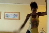 Black Goddess trampling a loser snapshot 9