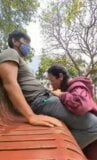 Asian lover – Blowjob And Fucking In public park snapshot 1