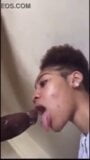 Lightskin thot face fucked on wall snapshot 10