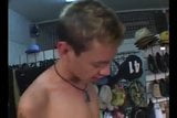 Bareback 3some in a Underwear Shop snapshot 4