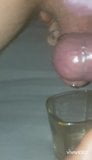 1st time Milking Mr in chastity with a dildo snapshot 1