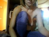 Hacked laptop camera. Topless girl snapshot 4