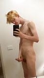 Cute Blonde Twink Jerking his dick (My first video) snapshot 1