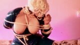 Bondage ontsnapping - mond gesnoerd milf in latex - gratis pornovideo snapshot 3