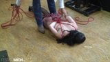 Slave Girl Hogtied by master for deep slave fuck snapshot 12