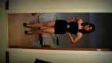 Crossdresser Katilyn In Black Party Dress snapshot 10