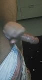 stroking my big brown cock snapshot 1