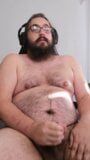 Fat young bear masturbates and cums snapshot 2