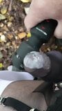 Cum through nylon sheath outdoor snapshot 9