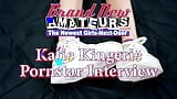 Kansas Kutie Katie Kingerie fyller sin varma mun med kuk! snapshot 1