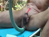 Xtreme Wine Enema with thick hose Outdoor snapshot 12