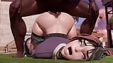 Fortnite - Helsie folla duro en perrito afuera en un caluroso día de verano blacked snapshot 2