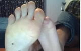 Straight guys feet on webcam #110 snapshot 5