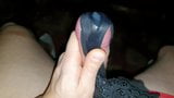 My 50 yo mommys sexy black lace thongs filled by step son's sperm snapshot 9