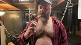 Daddy Kurt is Smoking & Stroking in the Garage Sling #2 snapshot 2