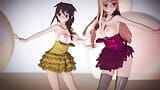 MMD R-18 Аниме-девушки сексуально танцуют (клип 44) snapshot 10