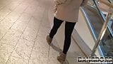 Blonde Girlfriend Bella eats my cum 2x at Burger Store and Changing room snapshot 11